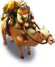 caravan UI icon from DomiNations international client 13.1600.1602; not a verified level appearance